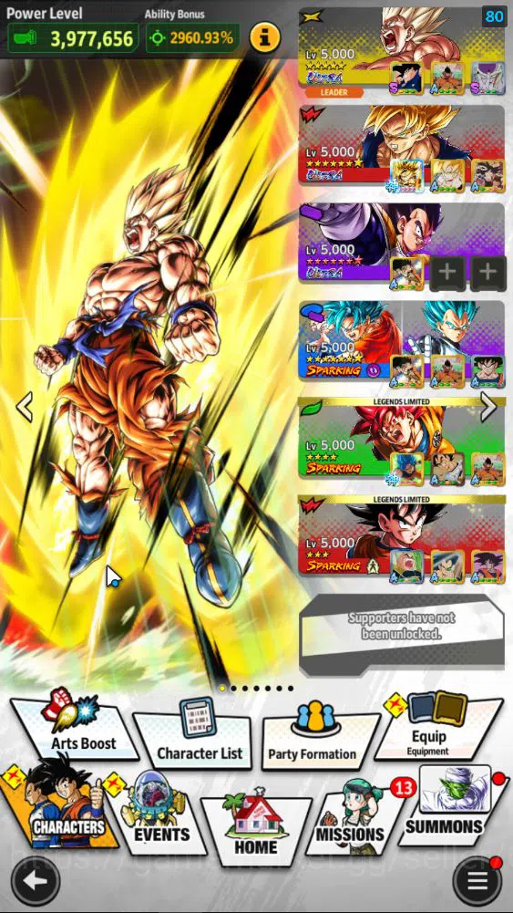 Dragon Ball Legends Accounts 339,6M Total Power|LV 161|4 UL+ 23LL |SS Goku,SS G image 2