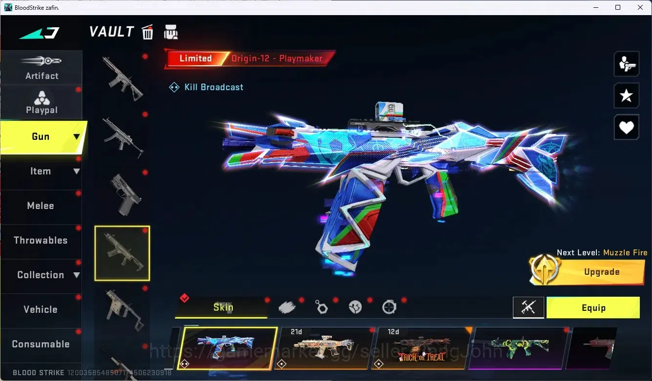 Blood Strike Accounts ASIA|1 Evo: M1887-Destroyer |1 TR Collab Mcx-The W image 2