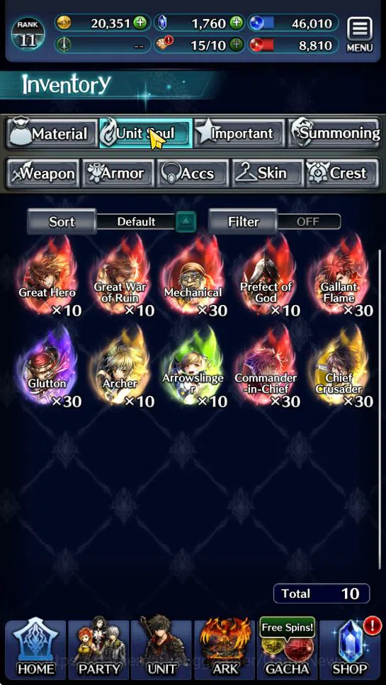 Last Cloudia Accounts GLOBAL | Rank 11 | Collab DMC (Vergil) TopTierUnit image 7