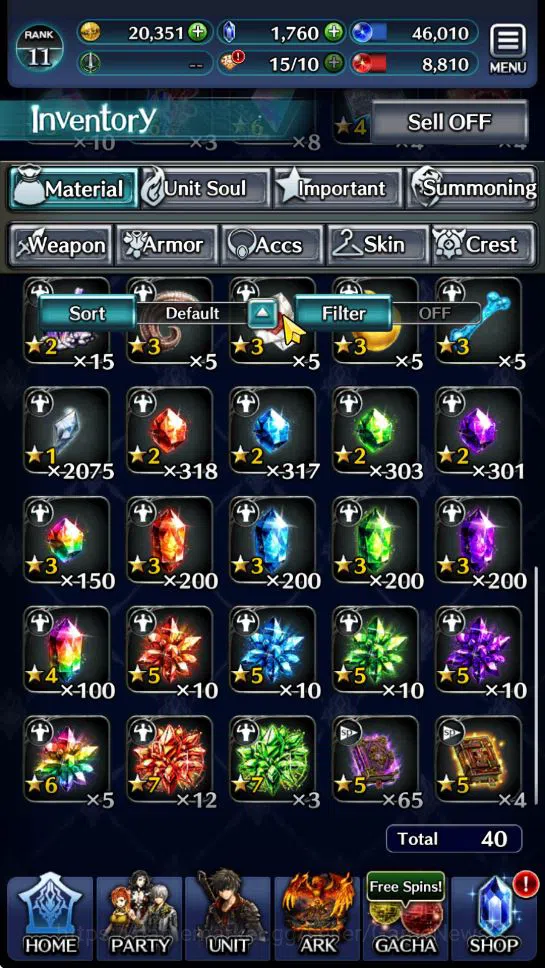 Last Cloudia Accounts GLOBAL | Rank 11 | Collab DMC (Vergil) TopTierUnit image 8