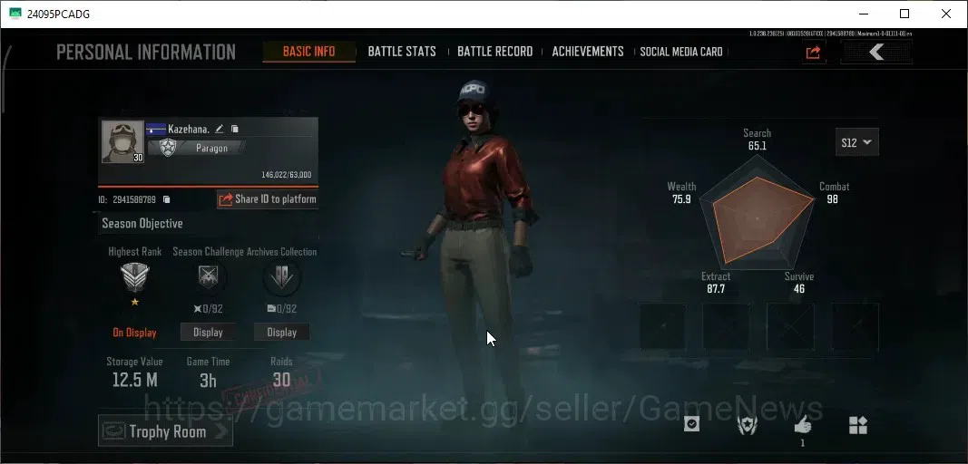 Arena Breakout Accounts MOBILE|Lv30 Legend|SV 12.5M|CV 12M|Ceremonial MCX, image 2