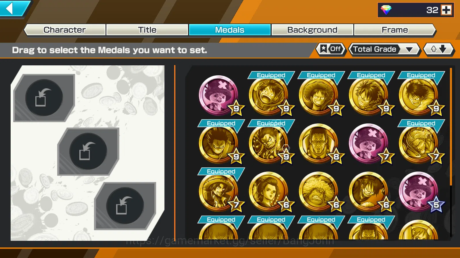 One Piece Bounty Rush Accounts GLOBAL | 3EX | 5elders Nusjuro | SK Borsalino | FR image 10