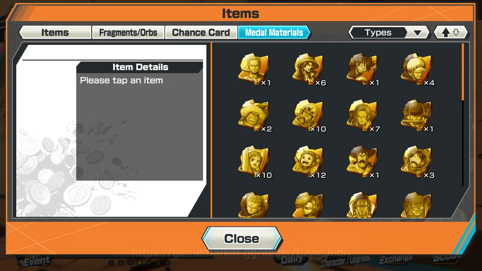 One Piece Bounty Rush Accounts GLOBAL | 3EX | 5elders Nusjuro | SK Borsalino | FR image 9
