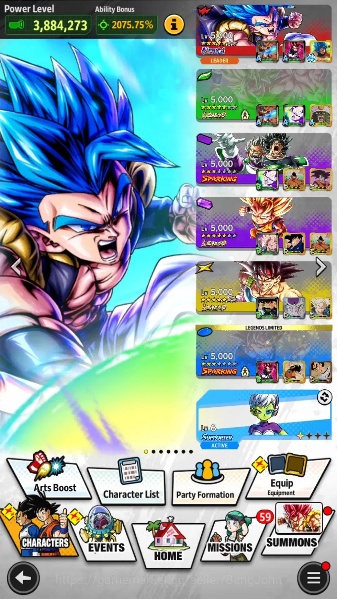 Dragon Ball Legends Accounts Global | Lvl 149|15.3M Total Power|1K CC|3 LR|2 UL image 15