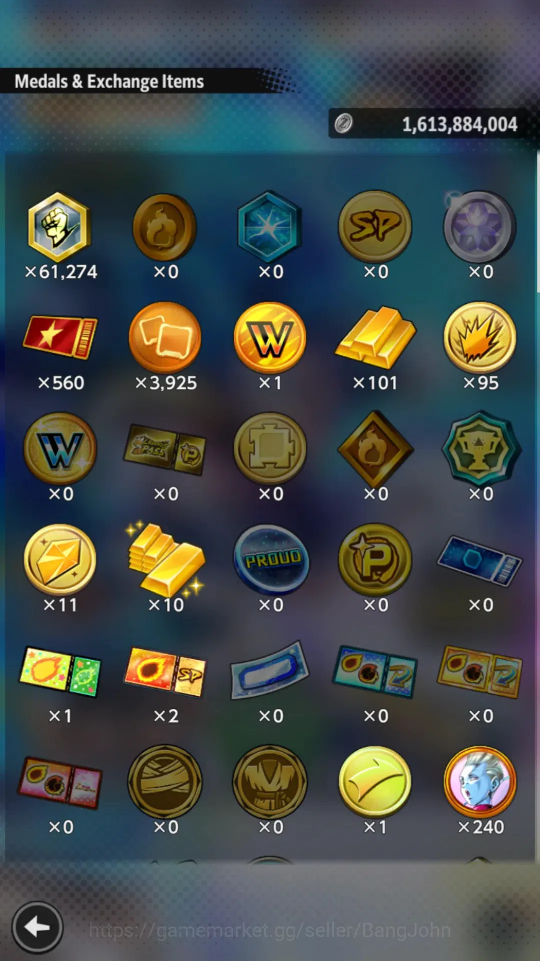 Dragon Ball Legends Accounts Global | Lvl 149|15.3M Total Power|1K CC|3 LR|2 UL image 2