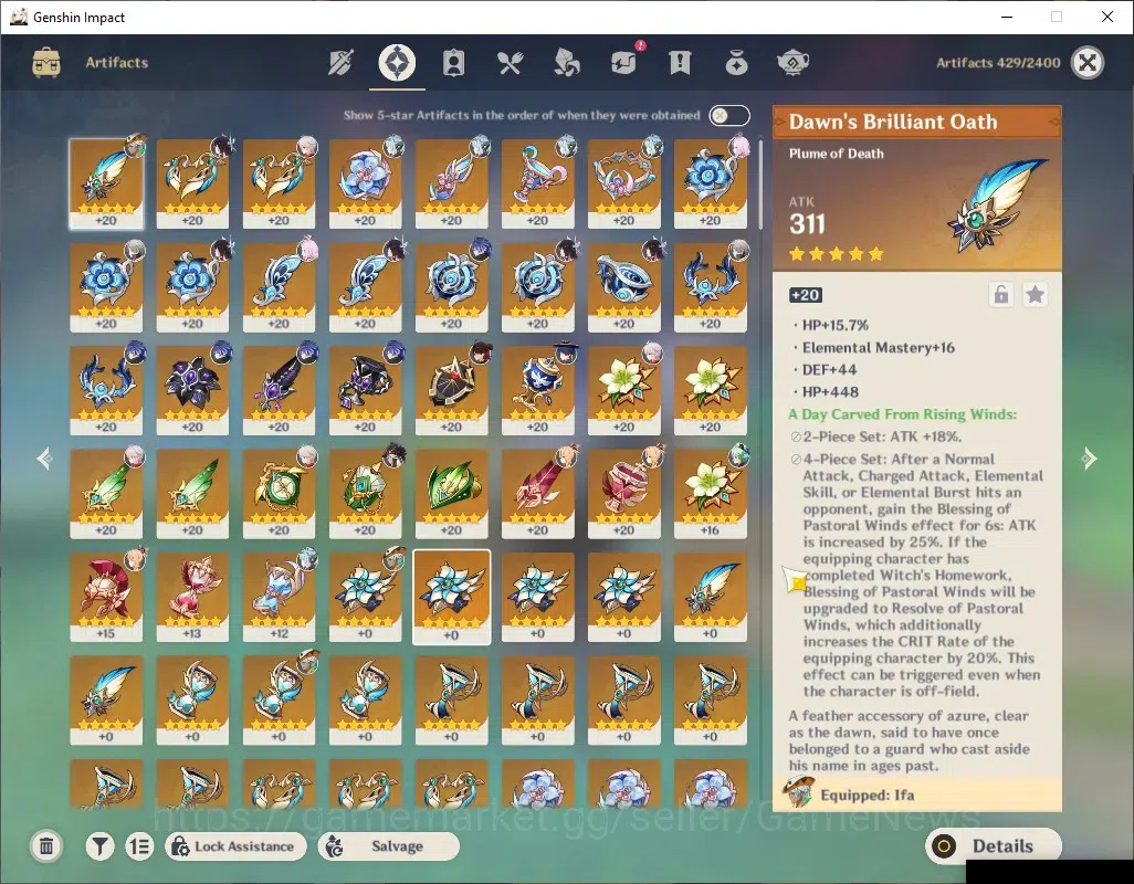 Genshin Impact Accounts ASIA | AR 55 | [PremTeam Flins + Sign] | 7 Limited image 8