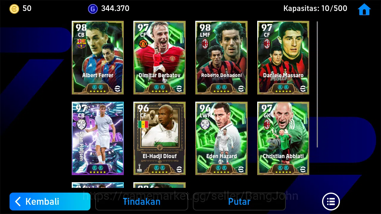 eFootball Accounts Power 3150| Ferrer Epic DB | Berbatov Epic DB | Do image 2