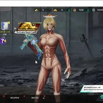 Blood Strike Accounts Collab Skin ASIA|Eternal MP7 Tidesong|Collab AOT BoF,Female Titan|18 Ultra [Glock Money,Vector