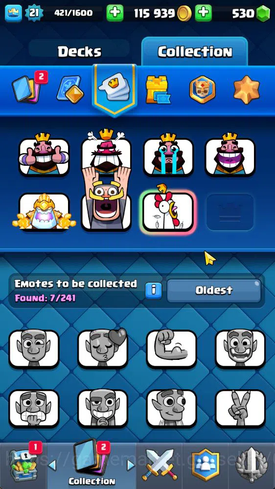 Clash Royale Accounts Lv 21|Trophy 2511|KTL 8|Limited Skin|Card 46| 2 EV image 7