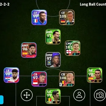 eFootball Accounts Legends & Iconic Players Mobile|PW 3085|Vincent Kompany Epic,Mario Gotze Epic,Steven Gerrard