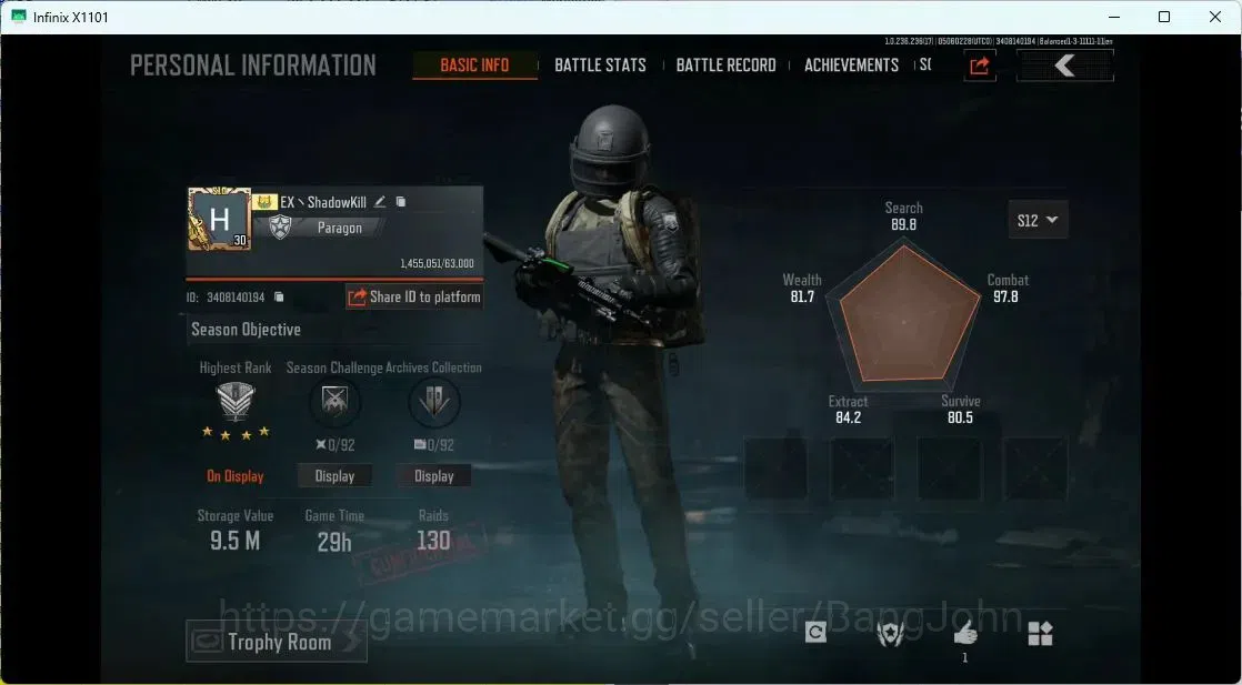 Arena Breakout Accounts MOBILE Lvl 30 |SV 9,5M|CV 3,1M|MORE SKIN,DECREE LR image 2