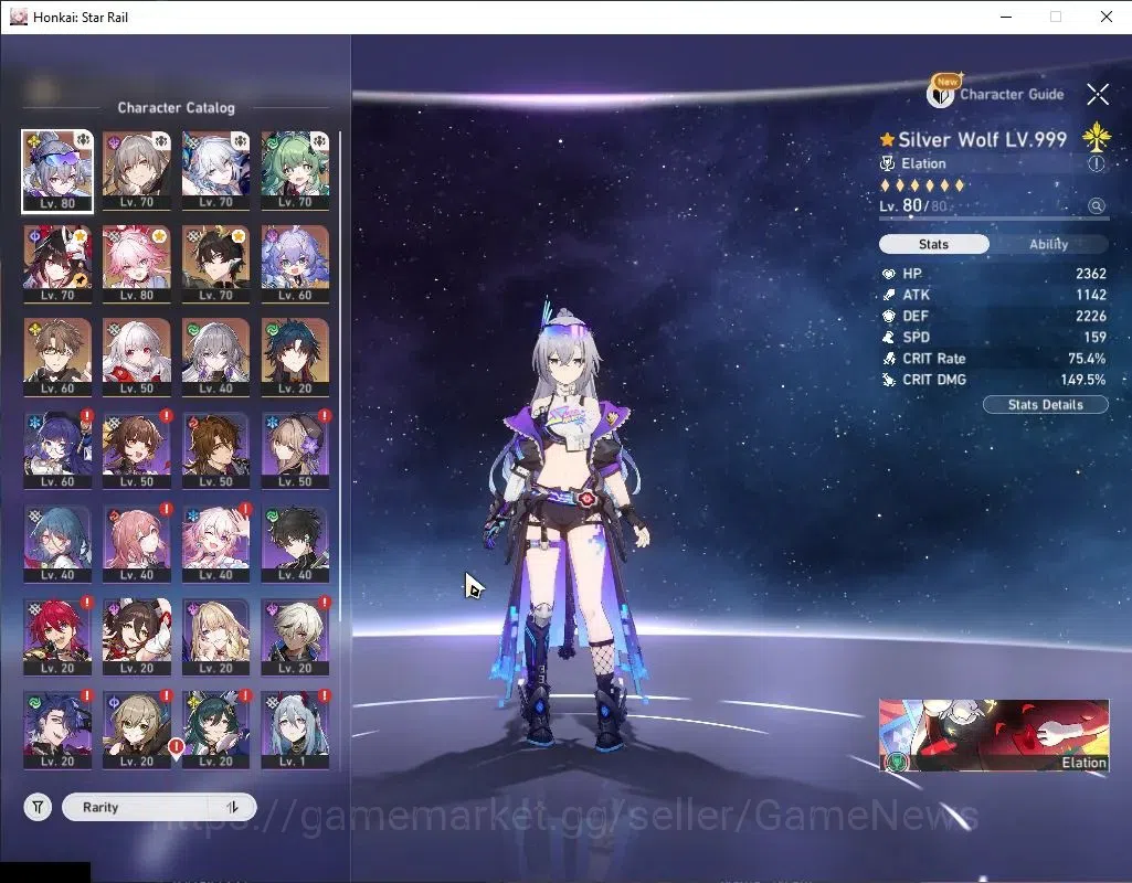 Honkai Star Rail Accounts Asia|TL61|2 Golden Company|7 Limited|[Evanescia+Si image 4