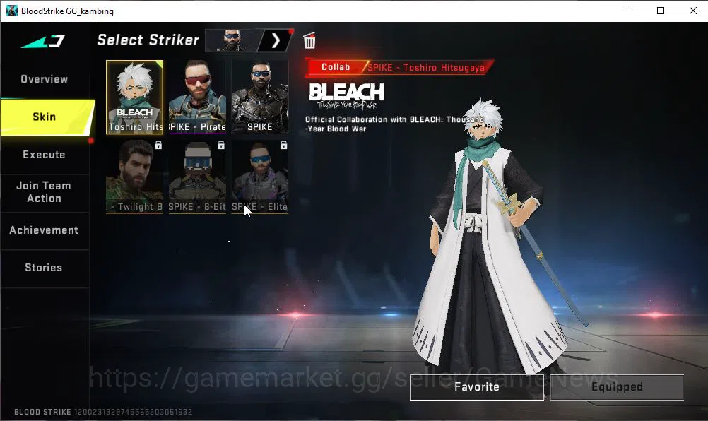 Blood Strike Accounts ASIA|COLLAB BLEACH Uzi-ZangetsuV3,SPIKE-Toshiro|Me image 3