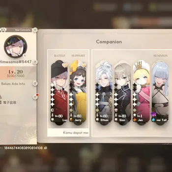 Star Sailors Accounts GLOBAL | Early Acc Lv.20 | 10 SSR MP |(Lucy,Jen,Ethan)+Sign,Carat,Caroline,Etc|296K GOLD + 6K Diamond