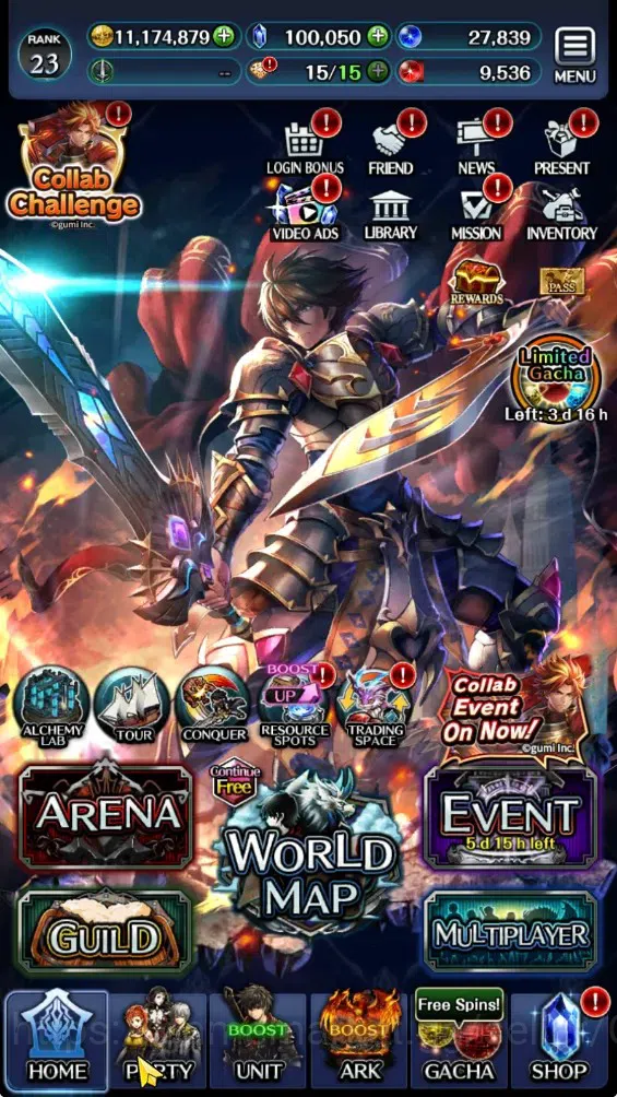 Last Cloudia Accounts Endgame GLOBAL|Rank 23|100K Cryst|Top Tier Unit (OK Ark,FG Vargas,Lonardo,Telestio,G Lilaha,SM Sera,A 15