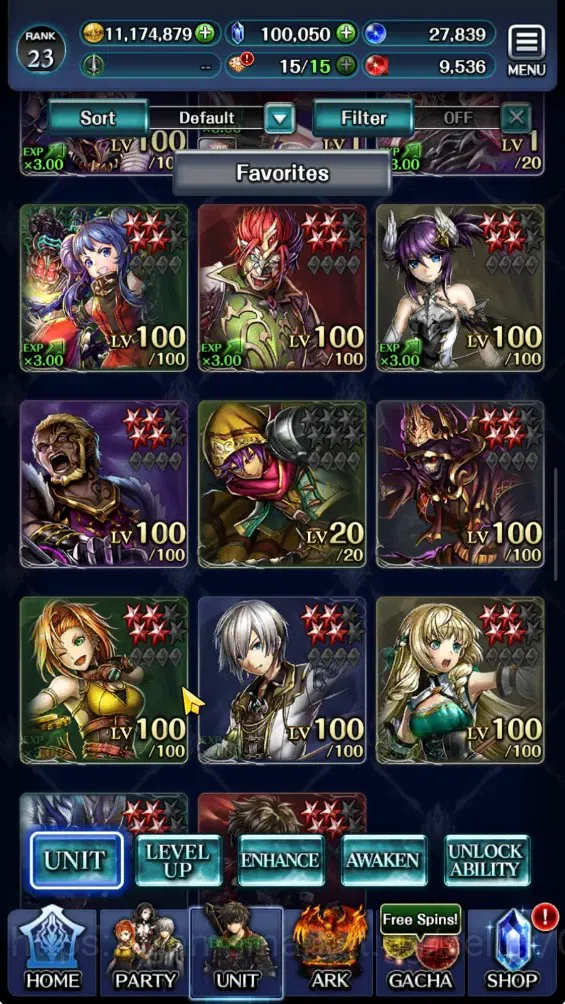 Last Cloudia Accounts Endgame GLOBAL|Rank 23|100K Cryst|Top Tier Unit (OK Ark,FG Vargas,Lonardo,Telestio,G Lilaha,SM Sera,A 3