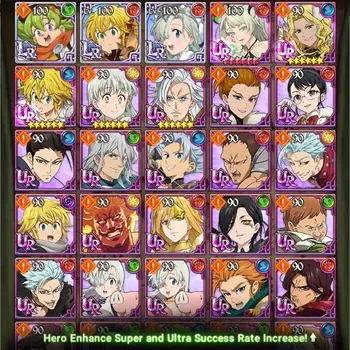 The Seven Deadly Sins: Grand Cross Accounts Starter Global|1M Power|1100