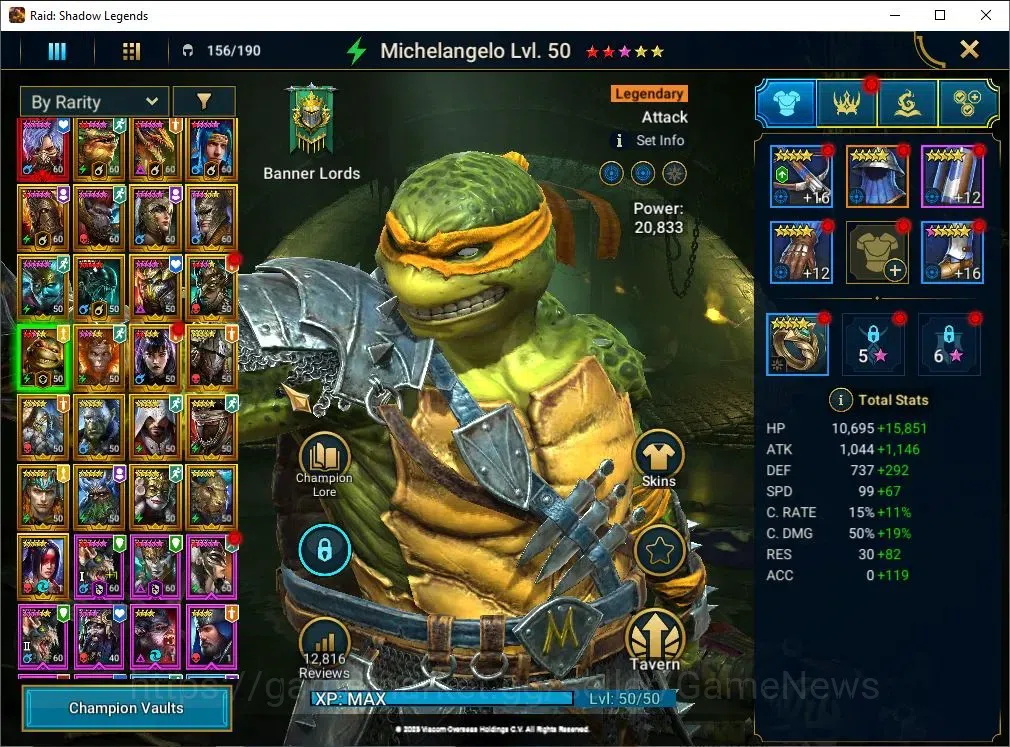 Raid: Shadow Legends Accounts Lv61 1,89M Power|1 Mythic(Toshiro)+24 Legend(Ninja image 10