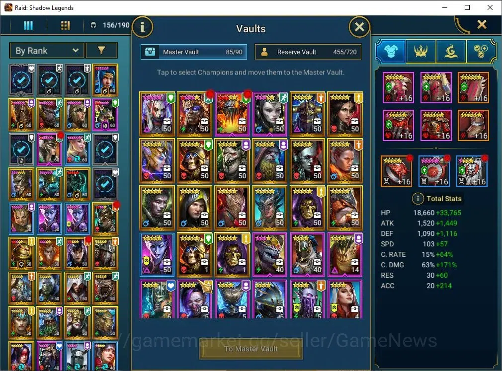 Raid: Shadow Legends Accounts Lv61 1,89M Power|1 Mythic(Toshiro)+24 Legend(Ninja image 12