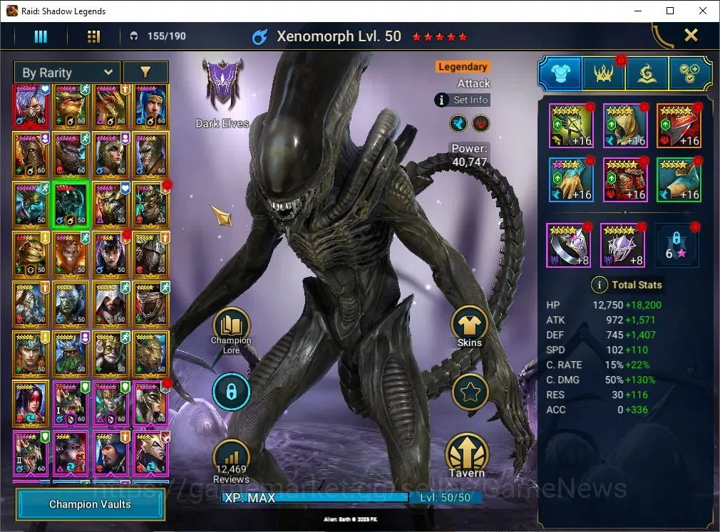 Raid: Shadow Legends Accounts Lv61 1,89M Power|1 Mythic(Toshiro)+24 Legend(Ninja image 8