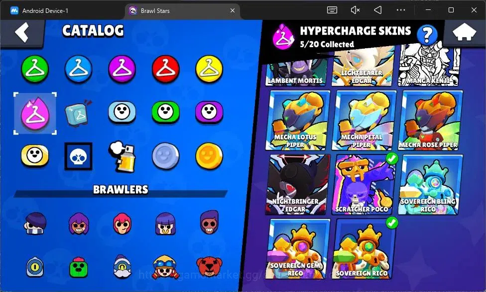 Brawl Stars Accounts Android | 5744 Thropy|69 Brawler|5 Max Hypercharge image 1