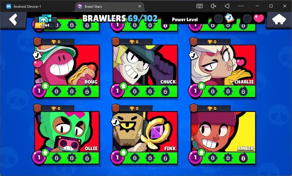 Brawl Stars Accounts Android | 5744 Thropy|69 Brawler|5 Max Hypercharge image 13