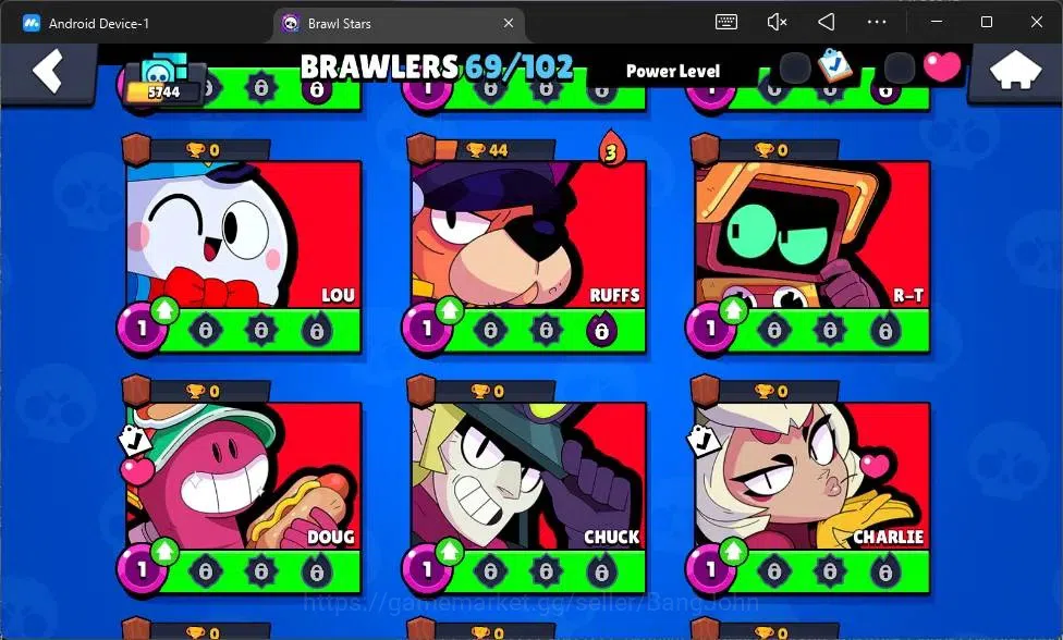 Brawl Stars Accounts Android | 5744 Thropy|69 Brawler|5 Max Hypercharge image 14
