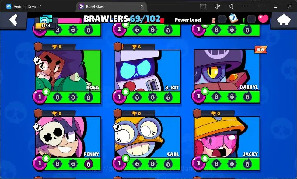 Brawl Stars Accounts Android | 5744 Thropy|69 Brawler|5 Max Hypercharge image 18