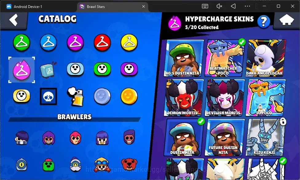 Brawl Stars Accounts Android | 5744 Thropy|69 Brawler|5 Max Hypercharge image 3