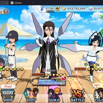 Bleach: Brave Souls Accounts Starter GLOBAL |20K ORB+freshStory|Ichigo DreamTeam,Aizen Renewed,Giselle TYBW,White 8th