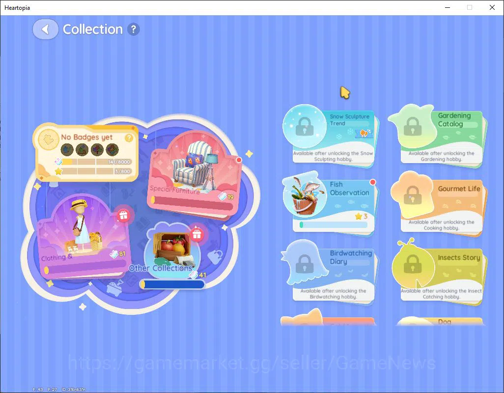 Heartopia Accounts [SEA] Starter DG LV 3 + 20 WS & 400 Moonlight Crys image 4