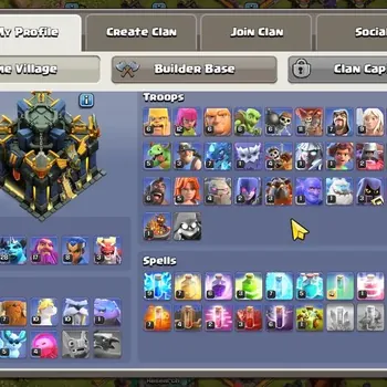 Clash of Clans Accounts High-End TH 17-BH 9|LVL 121|BK53,AQ50,MP28,GW17,RC8,DD3|BM 12-BC16|1 Legendary & 3 Gold Skin|6K