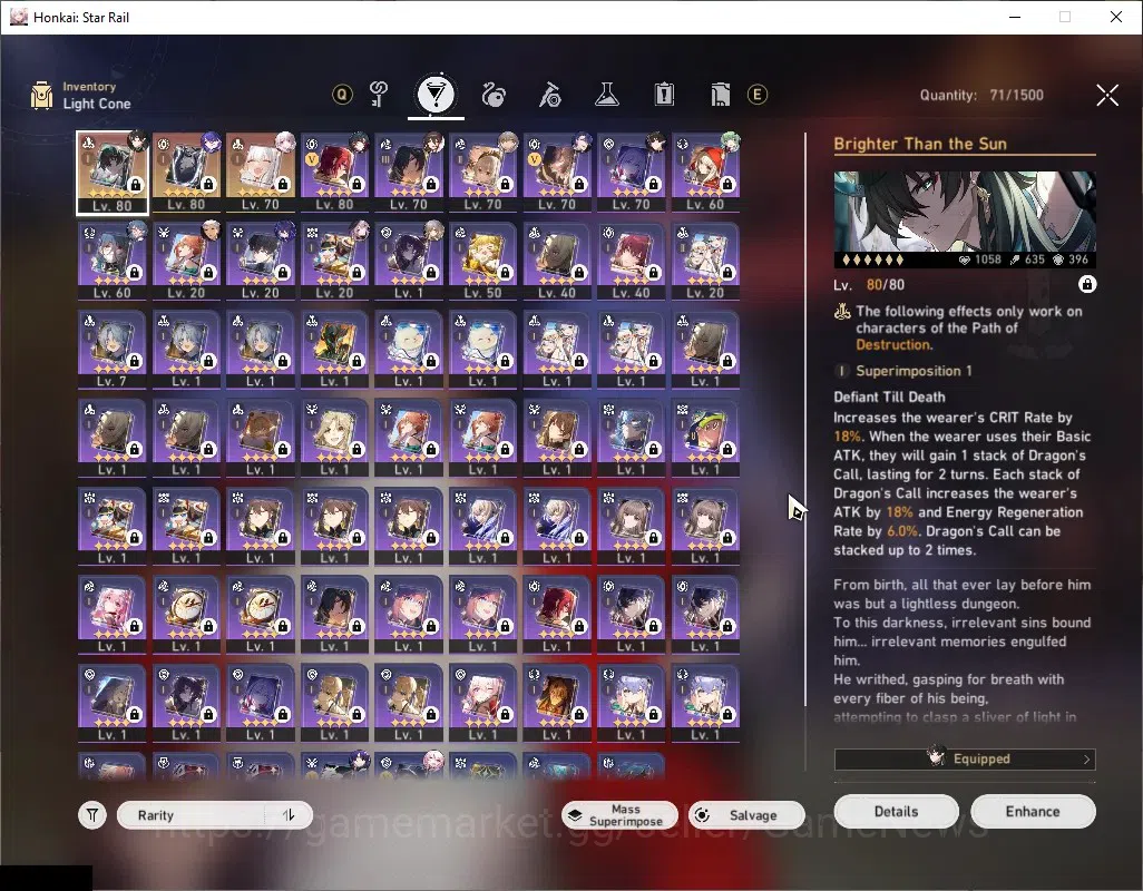 Honkai Star Rail Accounts Asia|TL 67|9 Limited|[Acheron,DanilE1]+Sign,Morten image 7