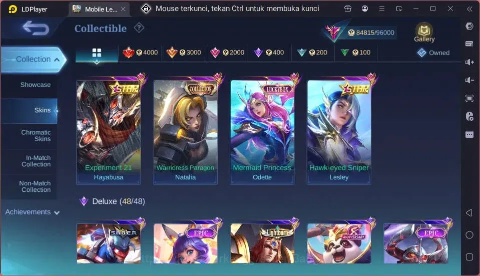 Mobile Legends: Bang Bang Accounts GLOBAL Hero 130 Skin 337 |KOF Karina|Aspirants Rub image 18