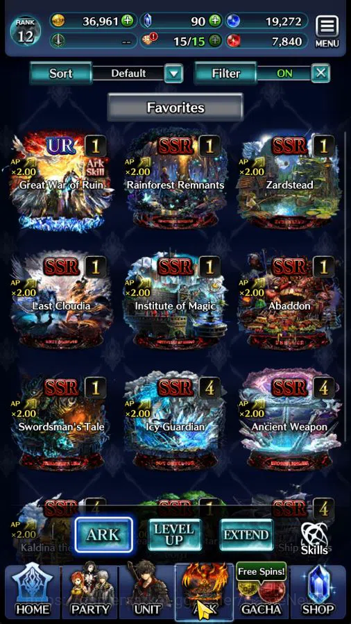 Last Cloudia Accounts Low-End GLOBAL| Rank 12 | Collab (Hinata) +TopTierUnit (ELeodore,Gilbert,GH Adel,Lenius,) 1 UR & 11 4