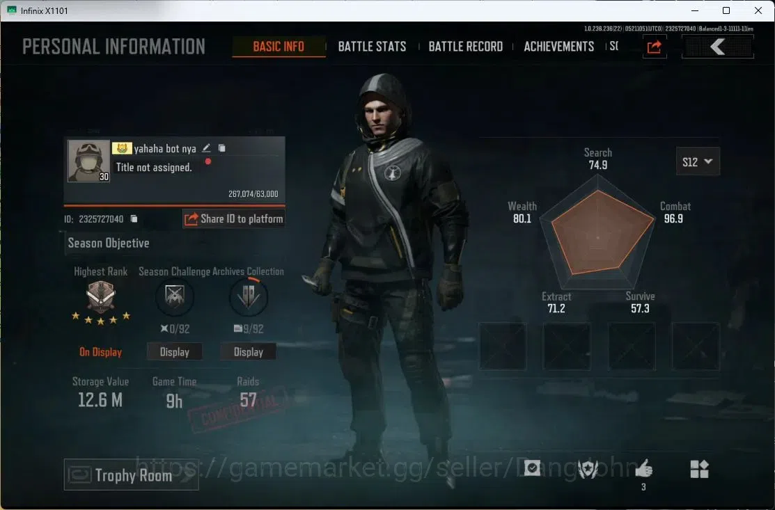 Arena Breakout Accounts Mid-Tier Mobile | | LV 30 | SV 12.6 M | CV 4.6 M | Abomi. Vector 9, G AR-15, Forest MP5, H-TAC A8 1
