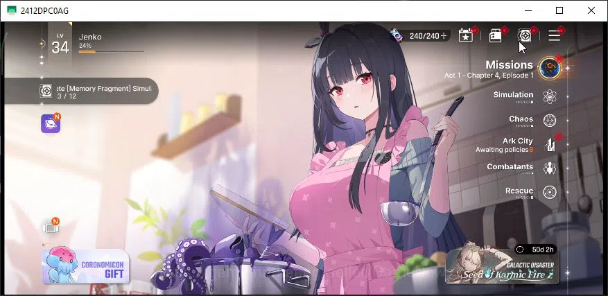 Chaos Zero Nightmare Accounts Global Lv34|6 SSR[Yuki+Sign,Rin,Luke,Orlea,Renoa,H image 1