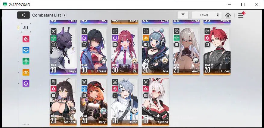 Chaos Zero Nightmare Accounts Global Lv34|6 SSR[Yuki+Sign,Rin,Luke,Orlea,Renoa,H image 4