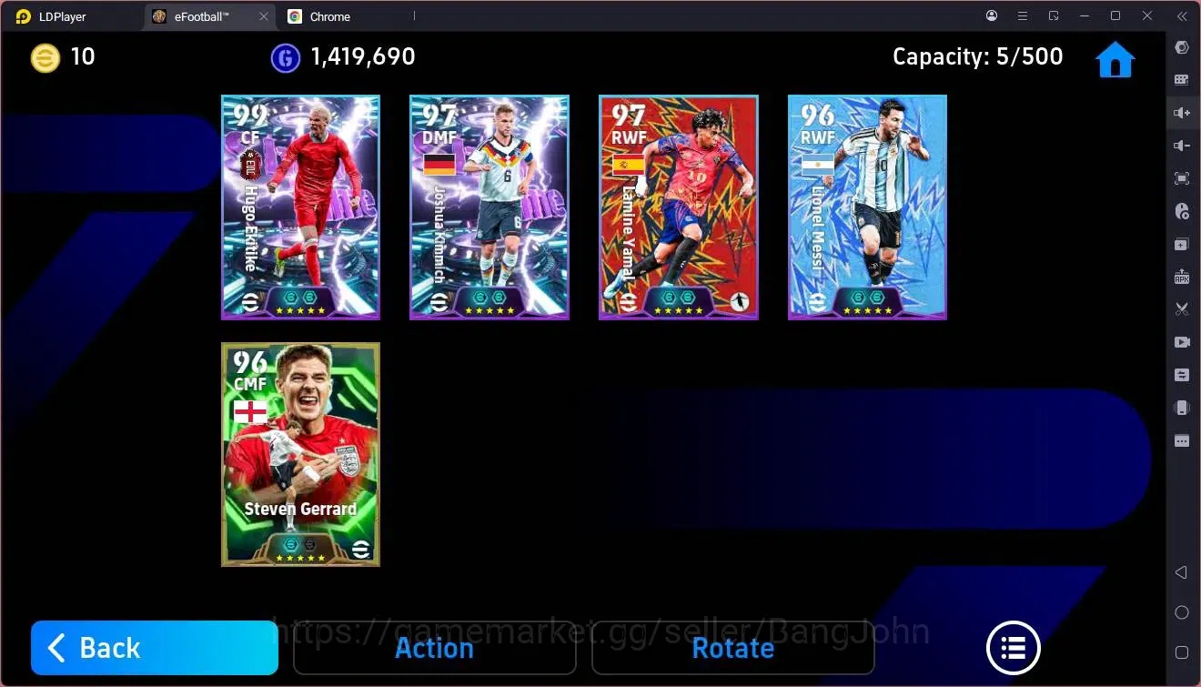eFootball Accounts Mobile | PW 3084 | EpicGerrard | Showtime Messi, Y image 4