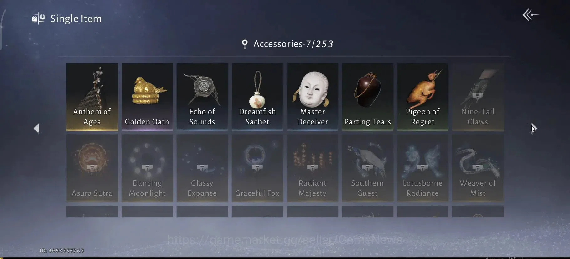 Where Winds Meet Accounts GLOBAL|Lv 5|GS 1368|Martial Destiny Set, Swaying L image 15