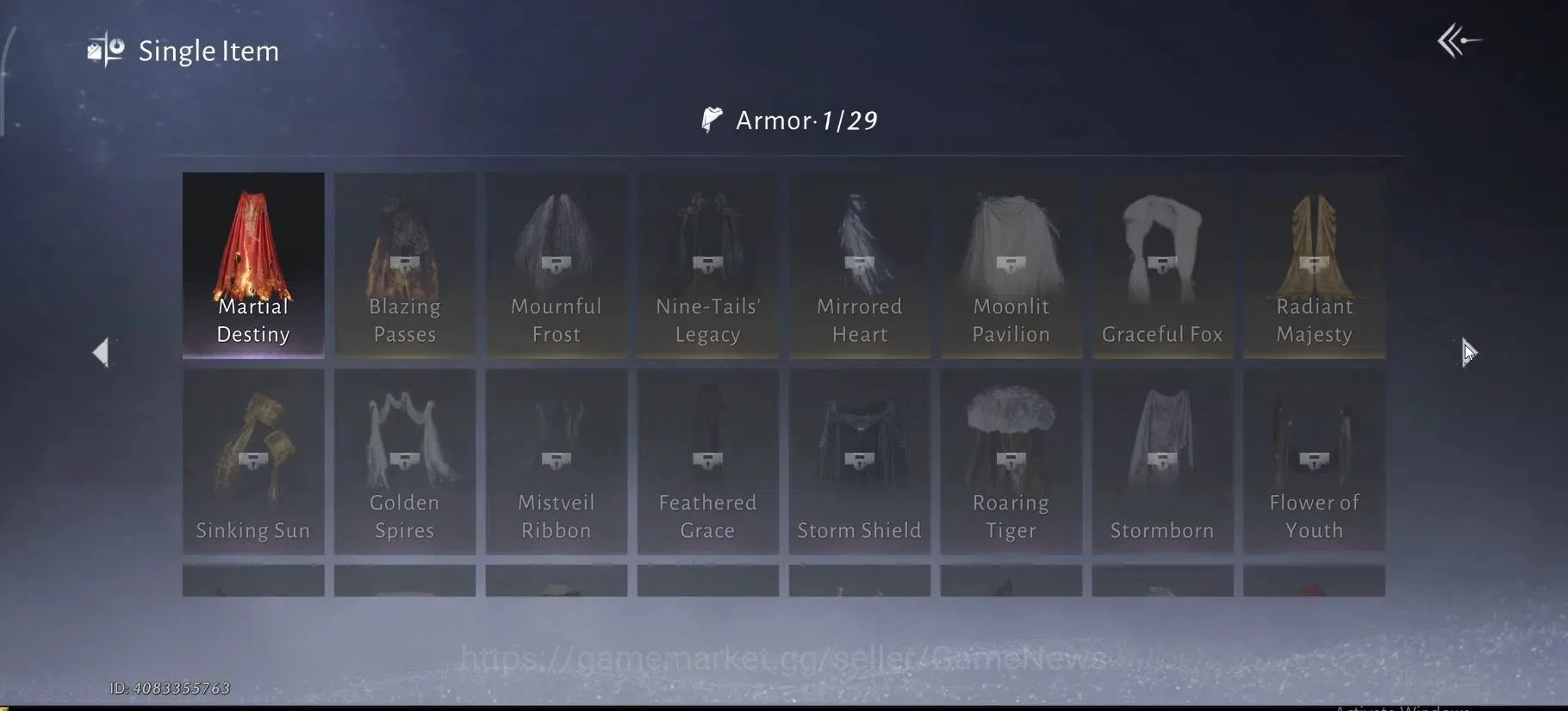 Where Winds Meet Accounts GLOBAL|Lv 5|GS 1368|Martial Destiny Set, Swaying L image 17