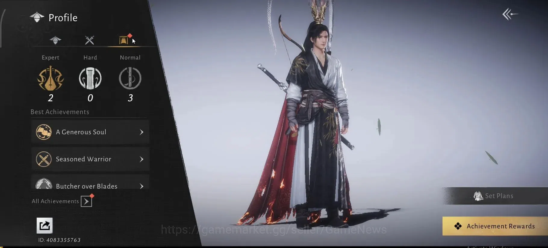Where Winds Meet Accounts GLOBAL|Lv 5|GS 1368|Martial Destiny Set, Swaying L image 3