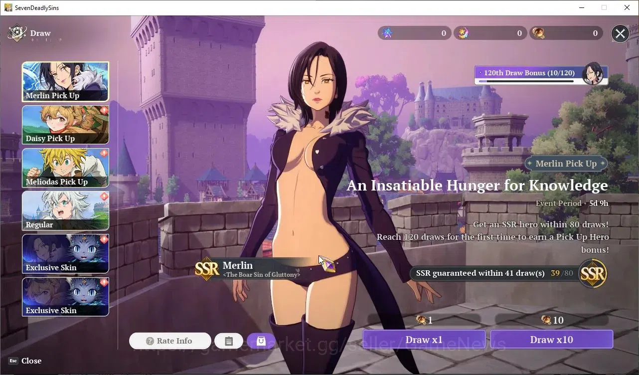 The Seven Deadly Sins: Origin Accounts EUROPE |Fresh Starter Lvl 2|2 SSR| Merlin, Guila + image 6