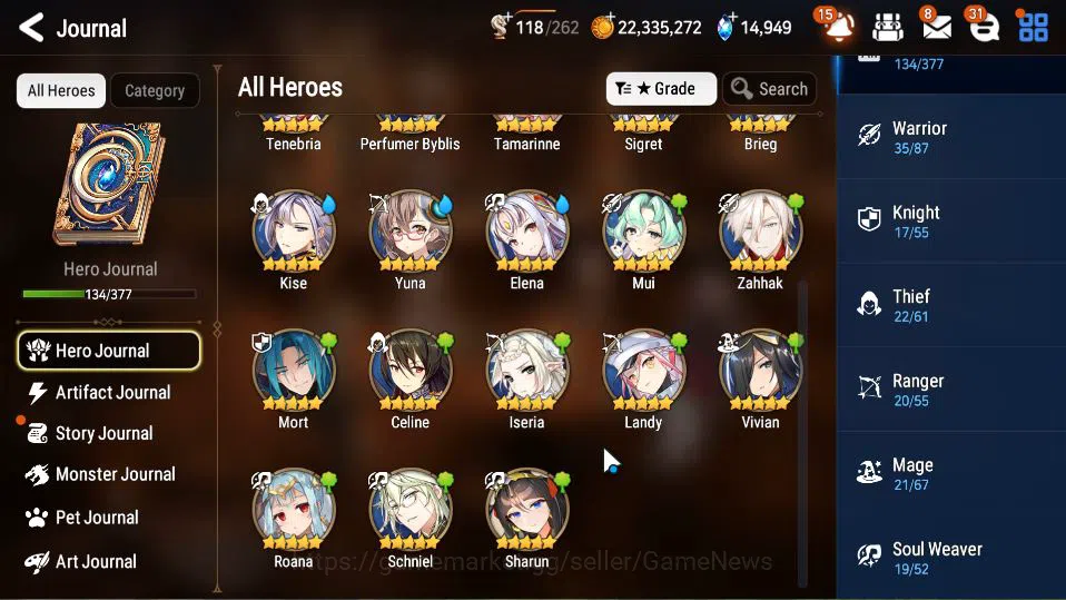 Epic Seven Accounts GLOBAL Unverif|New Era|6 ML(Salome,LOTScales,C Lil image 16