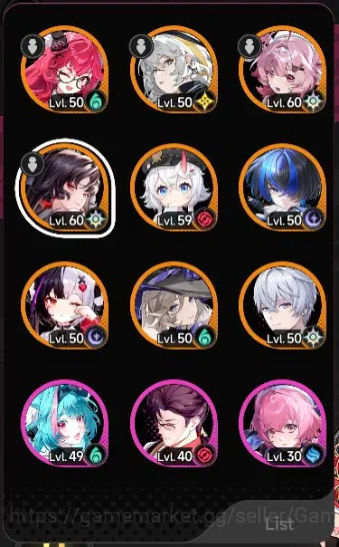 Neverness to Everness Accounts GLOBAL SEA|HL 43|TL 20|8SSR Lacrimosa,Hotori,Nanal image 2