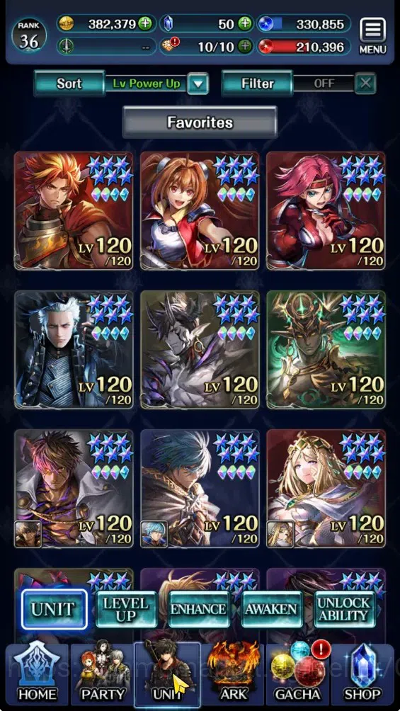 Last Cloudia Accounts GLOBAL|Rank 36|BraveFrontier(Fire God VargasA2)|To image 1