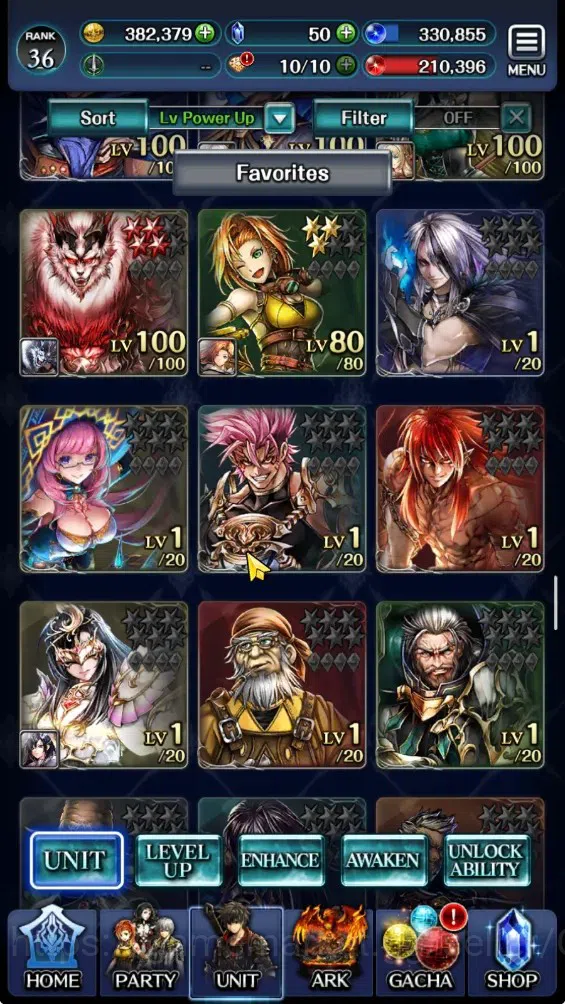 Last Cloudia Accounts GLOBAL|Rank 36|BraveFrontier(Fire God VargasA2)|To image 7