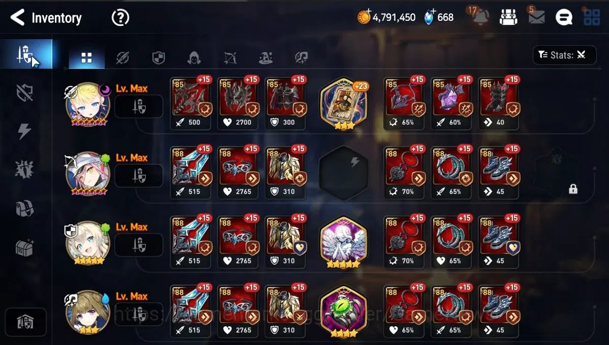 Epic Seven Accounts Starter GLOBAL|UnVerif|New Era|5 ML(RoLight,SP Phantom,LCermia,TE 13