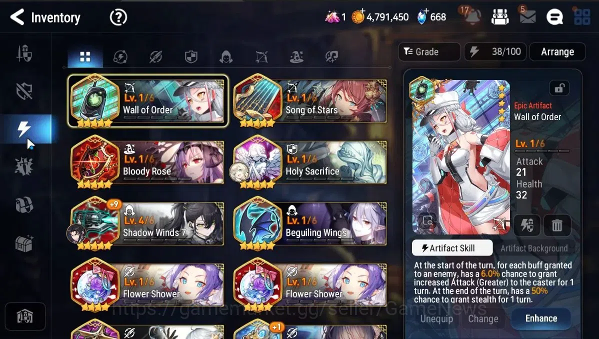 Epic Seven Accounts Starter GLOBAL|UnVerif|New Era|5 ML(RoLight,SP Phantom,LCermia,TE 15