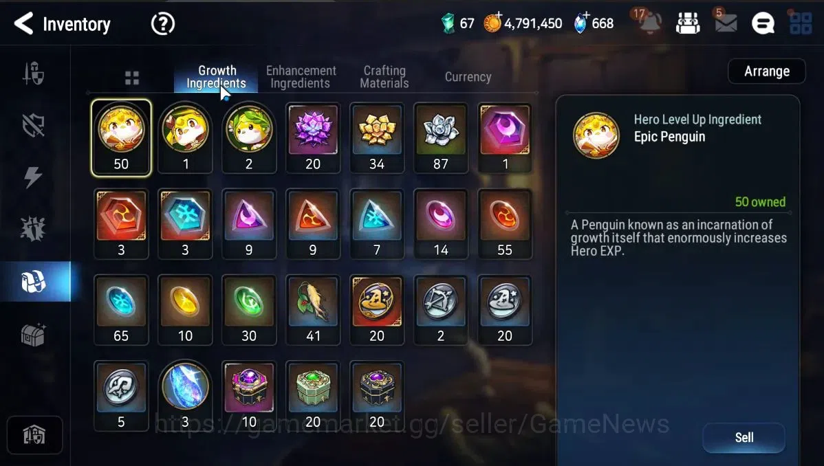 Epic Seven Accounts Starter GLOBAL|UnVerif|New Era|5 ML(RoLight,SP Phantom,LCermia,TE 19